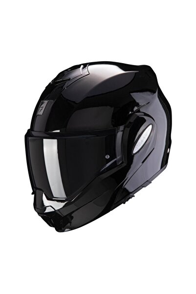 Scorpion Exo-Tech Evo Çene Açılabilir Motosiklet Kaskı Siyah