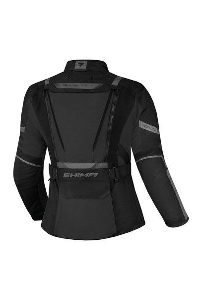 SHIMA Hero 2.0 Korumalı Kadın Motosiklet Montu Siyah