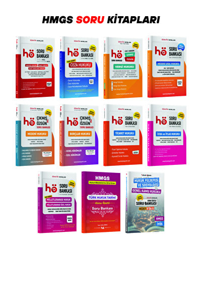 hukuk öğretir 2027 Hmgs - Hukuk Mesleklerine Giriş Sınavı Kitap Seti