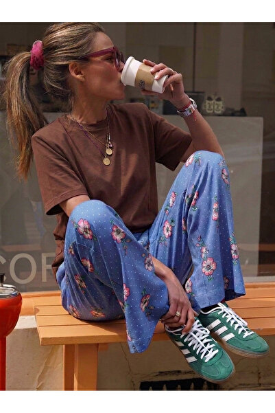 poupee تي شيرت نسائي، تي شيرت بني مبطن، تي شيرت نسائي بأكتاف مبطنة، تي شيرت ن...