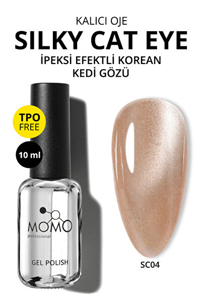 MOMO professional Korean Silky Cat Eye Gel Polish, Kedi Gözü Kalıcı Oje, SC04...