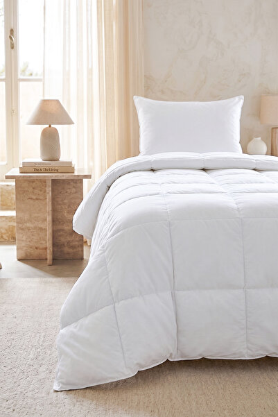 Ocean Home Textile %100 Pamuk Kumaş Kaz Tüyü Konforunda Saten Biyeli Mikrojel...