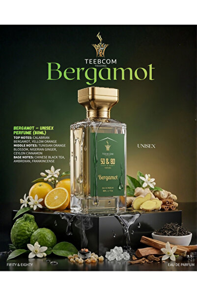 TEEBCOM Bergamot Perfume for Men & Women | Long Lasting Arabic Fragrance | Un...