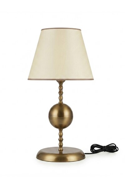 asellus Modern Vintage Metal Globe Detailed Lampshade - Decorative Table Lamp...