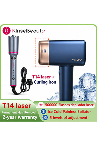 KINSEI BEAUTY T14 Laser Hair Removal Device Cooling IPL Laser Epilator Automa...
