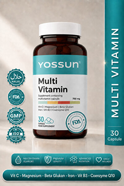 yossun Multivitamin İçeren Kapsül Takviye Edici Gıda
