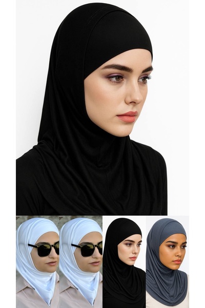 ALDAIYR 5 Hijab-uri, 2 piese din țesătură Sendy