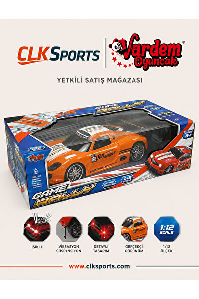 Vardem Şarjlı Işıklı Power Racing Car - Güç Yarış Arabası 1:12 Ralli Arabası ...