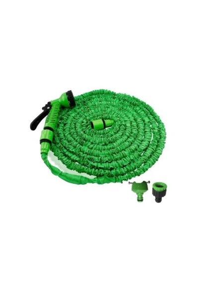 Star Master Expandable garden hose with 7 functions, with connectors, 30m, Green