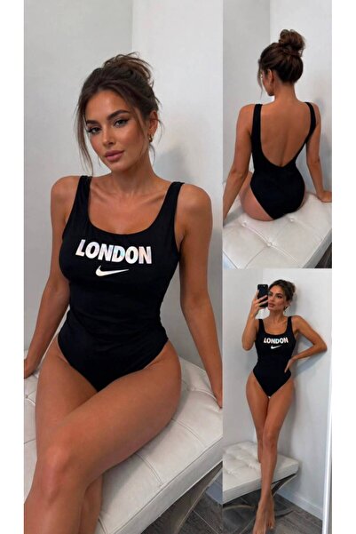 OEM Costum de baie Nike London dintr-o singură piesă, decupat la spate