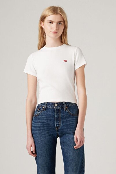 Levi's Sporty Tee Tr Kadın Beyaz T-Shirt - 005G4-0001