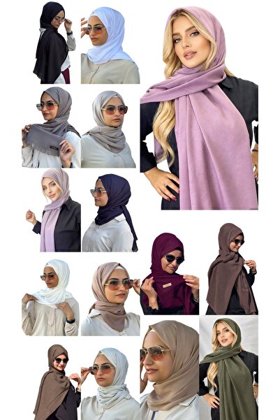 ALDAIYR 15 Pashmina Shawls Viscose Cotton 150 Gr