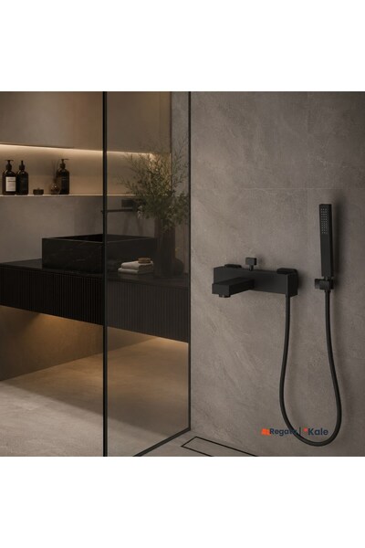 KALE Arris Matte Black Bathroom Faucet