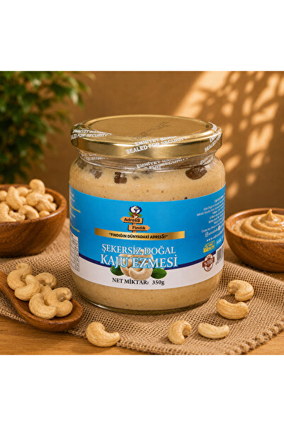 AdressFındık Şekersiz Doğal Kaju Ezmesi 350 G