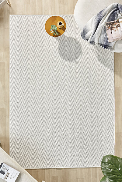 Mariesse Home Sisal Jüt Hasır Model Yıkanabilir Toz Vermez Balkon Bahçe Mutfa...