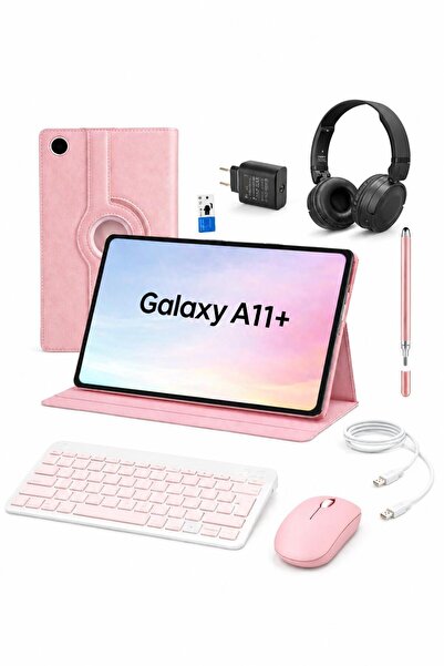 Samsung Galaxy Tab A11 Plus 11'' 6GB 128GB TABLET+KILIF+KLAVYE+MOUSE+ŞARJ BAŞ...