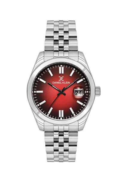 Daniel Klein Dke.1.11051-4 Steel Plated 3 Atm Water Resistant Calendar Metall...