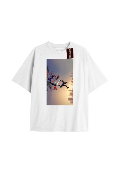 TIMESWASTINGIRL Tricou Spider-Man cu imprimeu de ziar Model No Way Home