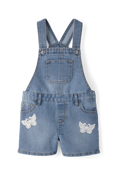The Children's Place Baby And Toddler Girls Crochet Applique Shortalls