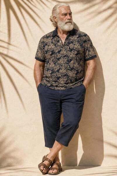 Starbattal Tricou cu guler polo pentru bărbați, mărime mare, model Skull 2445...