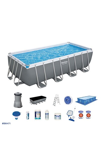 BESTWAY Büyük Prefabrik Havuz Seti 488x244x122cm 56670 BW471