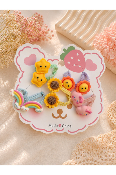 EliraToka Cute Silicone Mini Size 10-Piece Set of Tire Models for Girls-Babie...