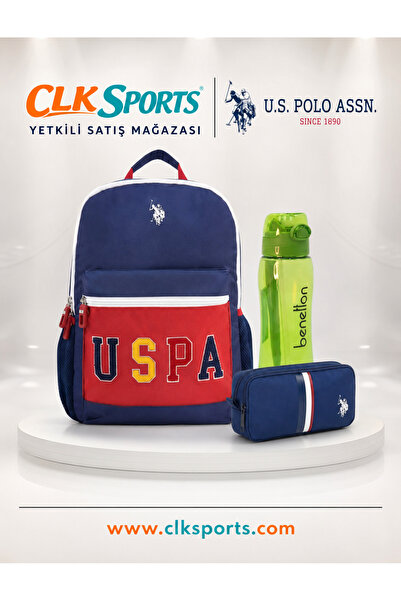 U.S. Polo Assn. U.s. Polo Lacivert Okul Çantası , Kalem Çantası - Suluk & Mat...