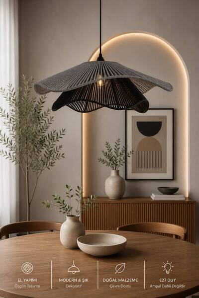 afralya home AFRALYAHOME Handmade Tekli Sarkıt Avize