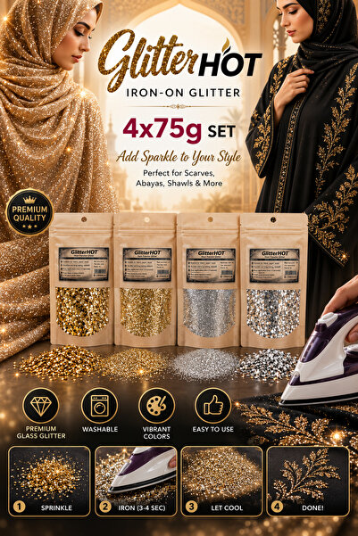 GlitterHOT İron-on Glitter / Hotfix Glitter/ Ütüyle Yapışan Sim Tozu