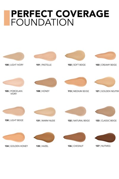 Flormar Perfect Coverage Yüksek Pigmentli & Yarı Parlak Bitişli SPF15 Fondöten - 100 LIGHT IVORY