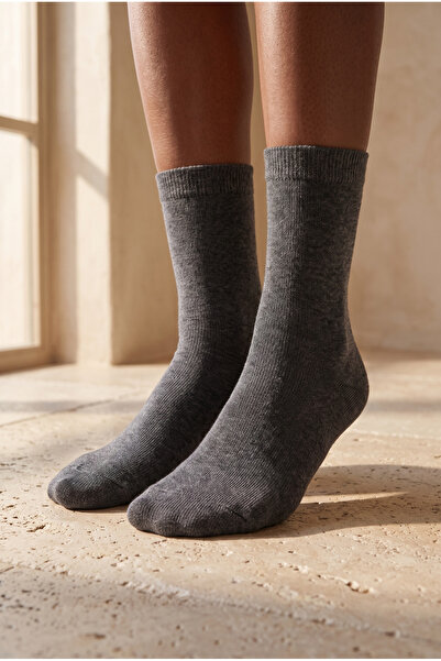 Katia&Bony Women's Gray Wool Socks