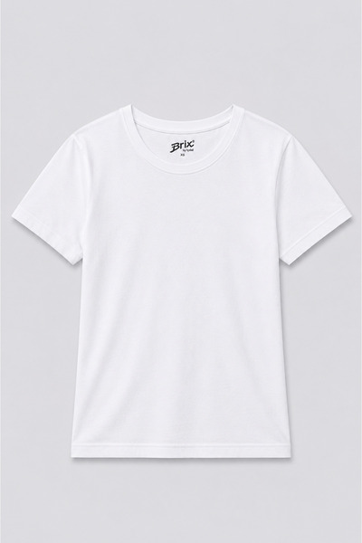 Brix Tricou de damă cu mânecă scurtă din bumbac 100% cu potrivire confortabil...