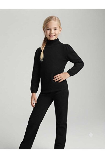Hilal Akıncı Kids Girl's Turtleneck Sweater