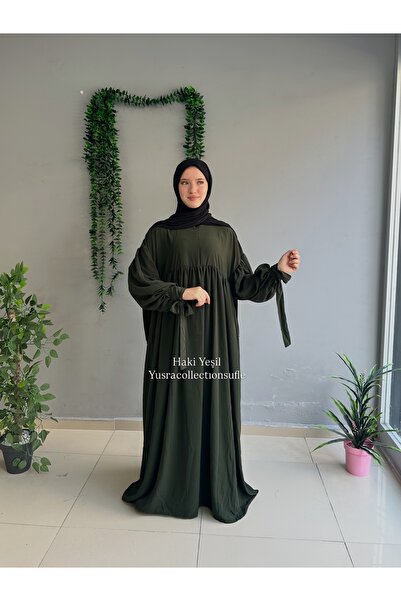 Yüsra Collection Φόρεμα με λουράκια Ferace Tesettür Liza