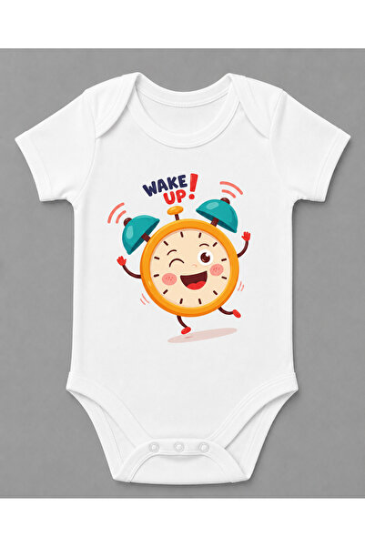 EYDUBABY بدلة أطفال من القطن العضوي مطبوعة بطبعة Wake Up Uyan 565355