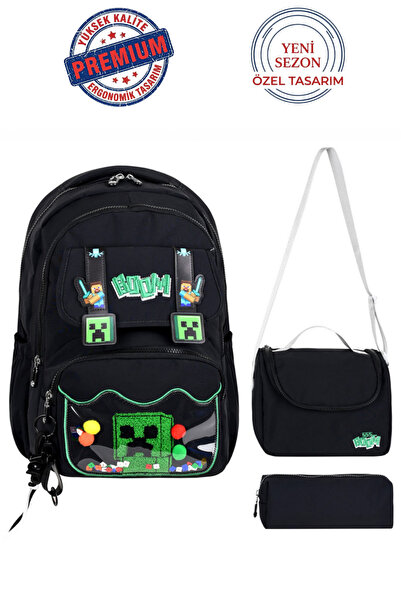 Speedy Bags حقيبة مدرسية فاخرة للغاية مقاومة للماء بتصميم BOOM للأولاد، حقيبة...