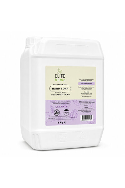 The Elite Home Vegetable Based and Vegan Certified Liquid Hand Soap (LAVENDER...