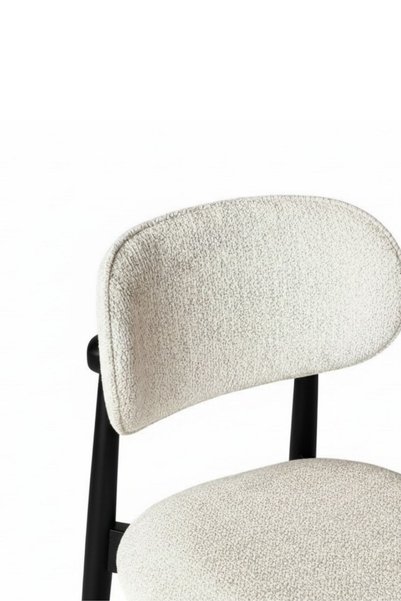 Woodenbend Mavenna Siyah Oval Beyaz Ahşap Lake Masa Sandalye Takımı 80x130 cm – 4 Sandalyeli