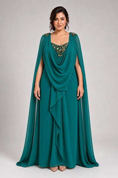 Moon Of Dress TASARIM BÜYÜK BEDEN ABİYE