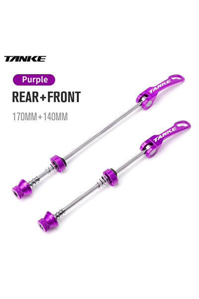 Choice purple lever a set TANKE Bicycle Quick Release Bolt Hub Skewers Lever ...