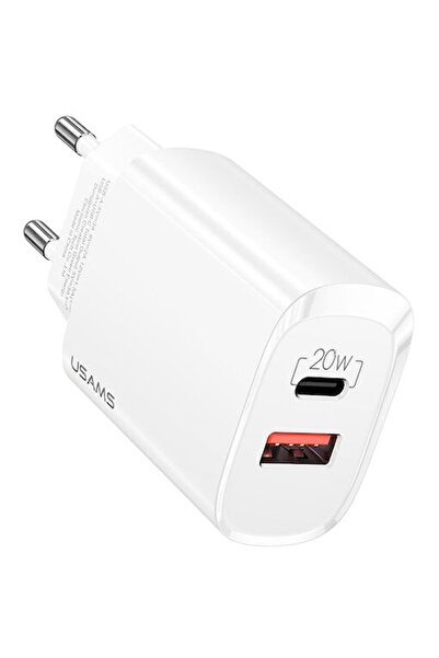 Usams Incarcator Universal, T35, Incarcare rapida 20W, CC121TC01, Alb
