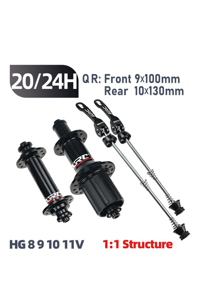 Choice 20H 24H QR 1-1 ARC 270g محور دراجة طريق 1:1 2:1 أمامي 20 فتحة خلفي 24 ...