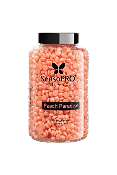 SensoPRO Milano Ceară depilatoare profesională elastică Peach Paradise, 400g