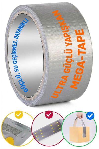 KL HOME TAMİR BANDI GRİ RENK 48mm*10 METRE UZUNLUK BANT