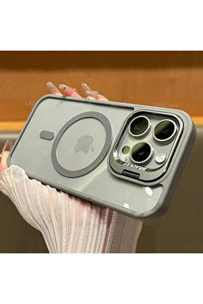 Choice iPhone 16 Pro Max Gray Luxury Magnetic Shockproof Phone Case For iPhon...
