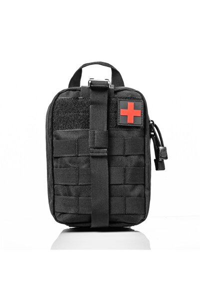 Choice Black Portable Tactical First Aid Kit Medical Bag For Hiking Travel Ho...