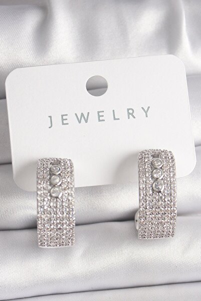 Inure Jewelry النحاس الفضة اللون الزركون حجر هوب ميسيكا نموذج الأقراط النسائية