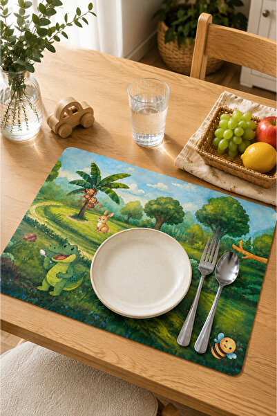 SHG HOME مجموعة من 2 لوحة تفاعلية للأطفال بتصميم متحف أمريكي مقاس 35x45 سم_