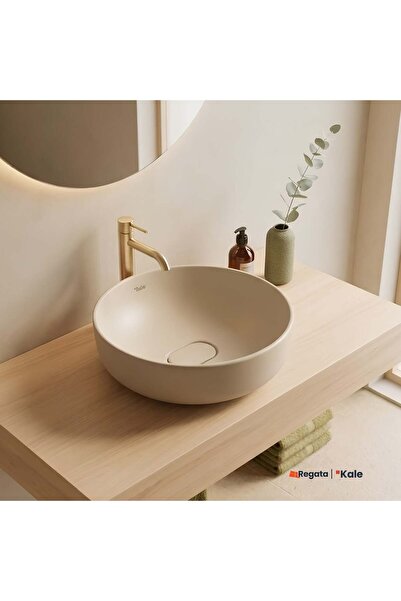 KALE Zero 2.0 40 Cm Mat Vizon Yuvarlak Çanak Lavabo