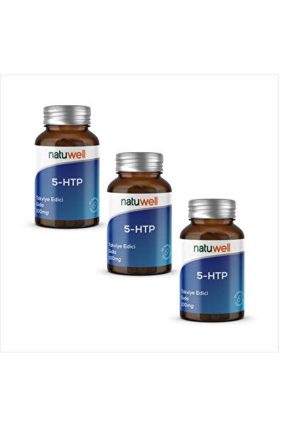 Natuwell 5-HTP 100 mg Takviye Edici Gıda 30 Kapsül-3 Adet